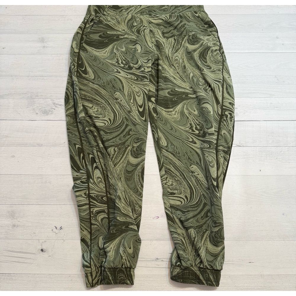 Athleta Brooklyn Jogger in Sumi Marble Green womens 10 petite
